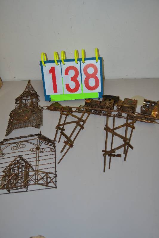 lot 138 image: Copper wall art