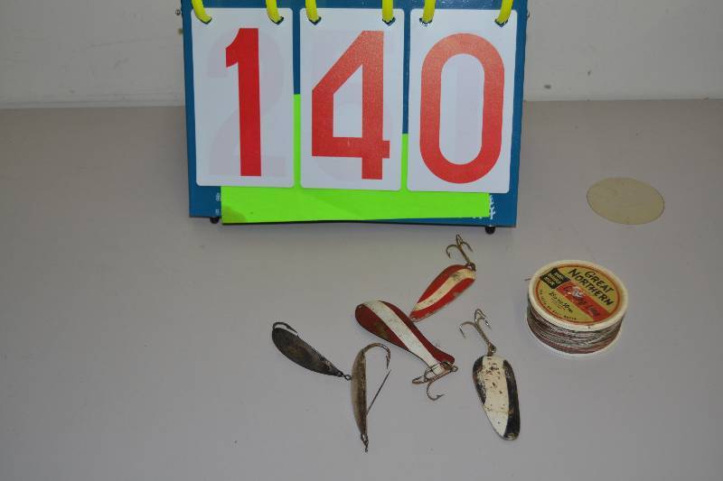 lot 140 image: Fishing lures