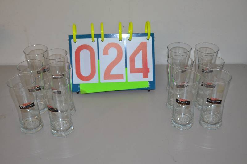 lot 24 image: Miller Genuine Draft Glasses