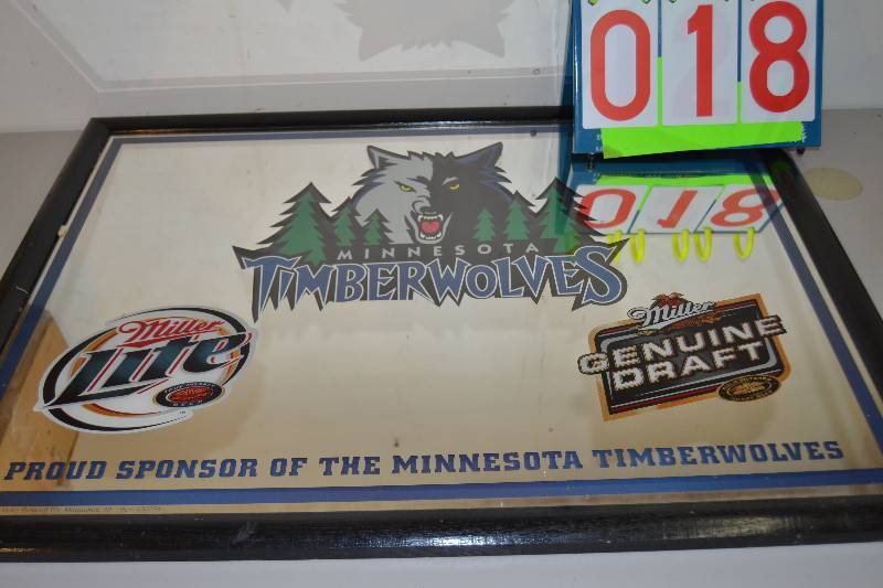 lot 18 image: Timberwolves Mirror