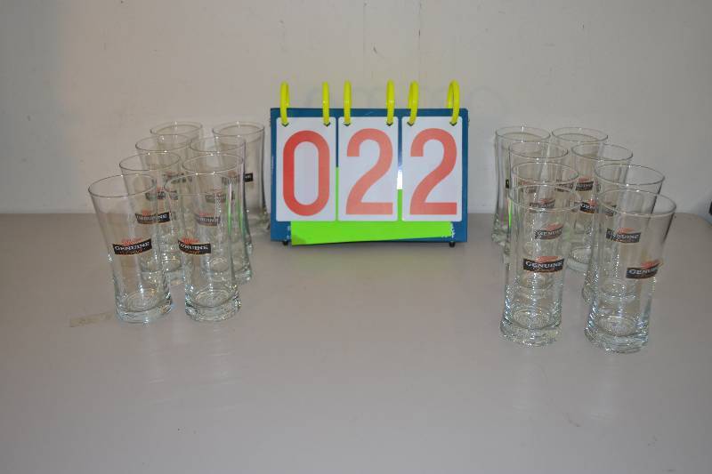 lot 22 image: Miller Genuine Draft Glasses