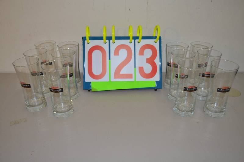 lot 23 image: Miller Genuine Draft Glasses