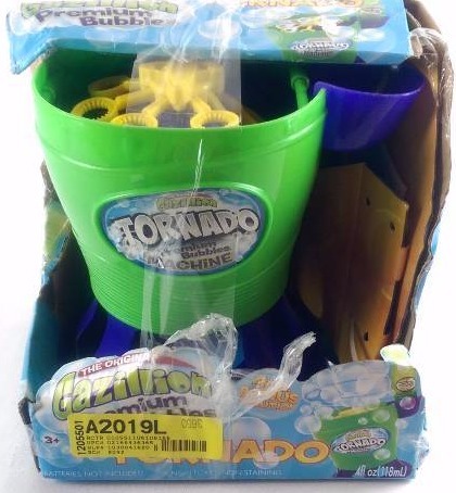 gazillion bubble tornado toy