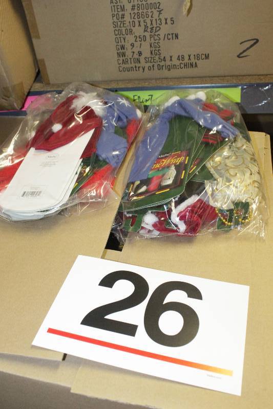 Approx. 600 carded Wine Bottle Wraps