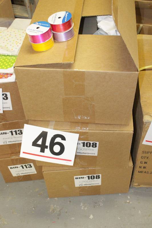 432 Rolls of Berwick Assorted Curling Ribbon (3 cases of 144 per case)