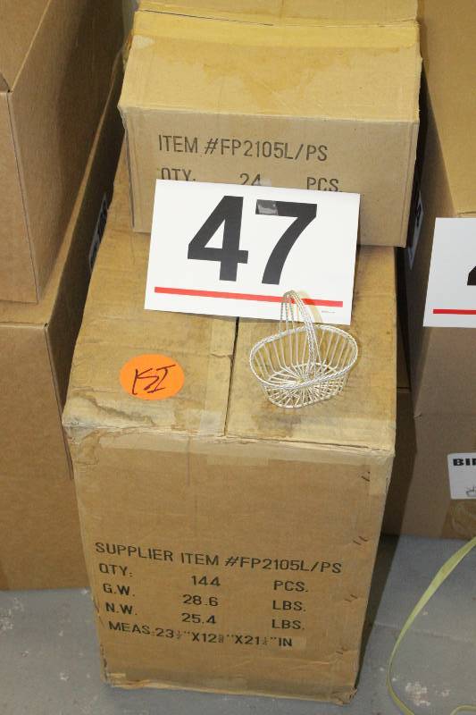 144  Silver  5 Basket (one case of 144)