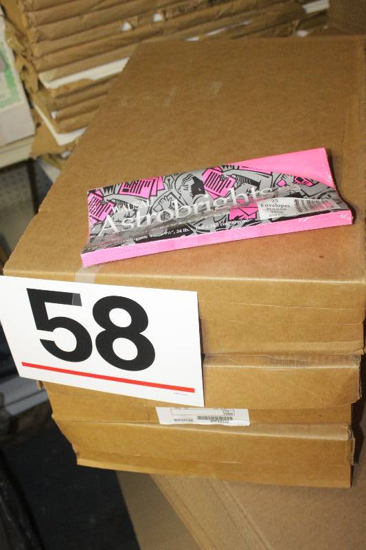3,000 Hot Pink Astrobright Envelopes (120 packs of 25)