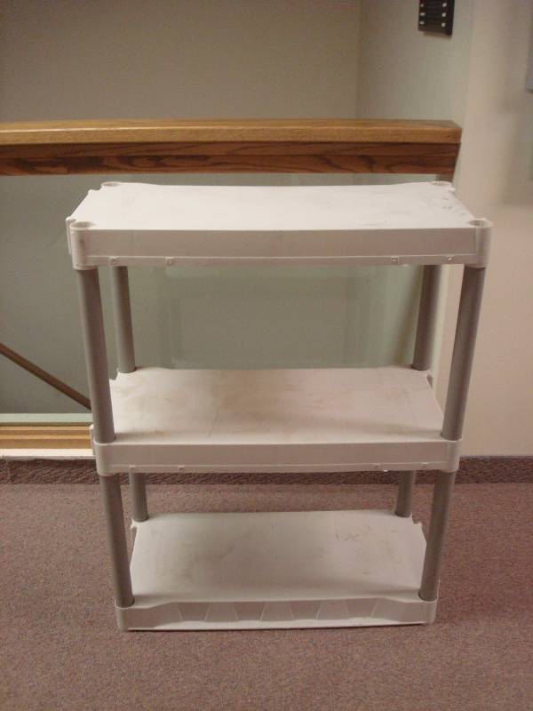 lot 12 image: Plastic Shelf, Comes Apart