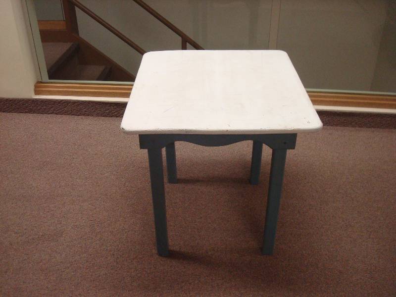 lot 21 image: Small Wood Table, Used, Some Wear