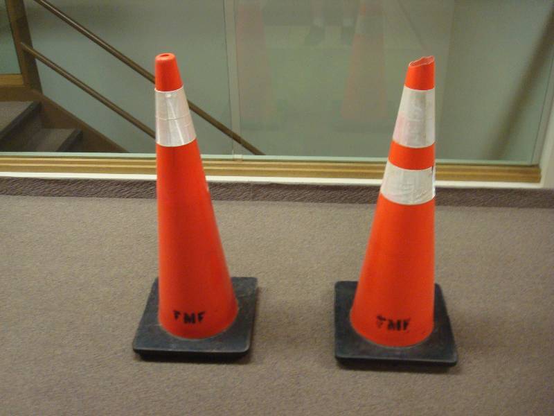 lot 30 image: Pair Of Road Safety Cones