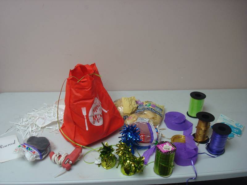 lot 87 image: Bag With Some Party Ribbon