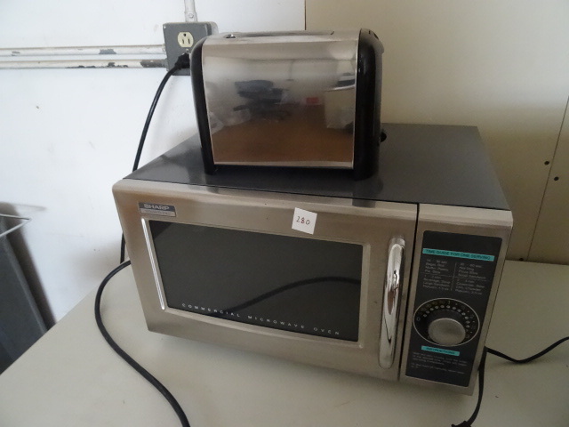 Commercial Microwave & Toaster