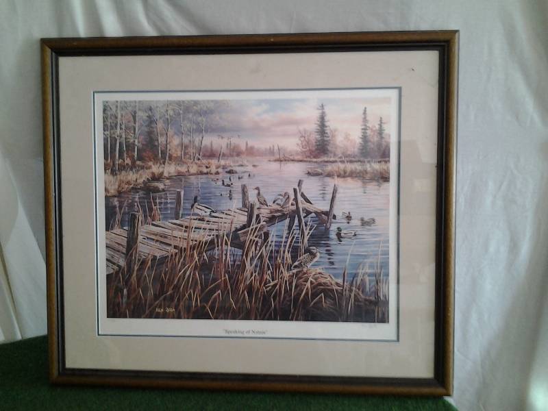 Framed Print Speaking Of Nature Signed & Numbered Ken Zylla 27x32