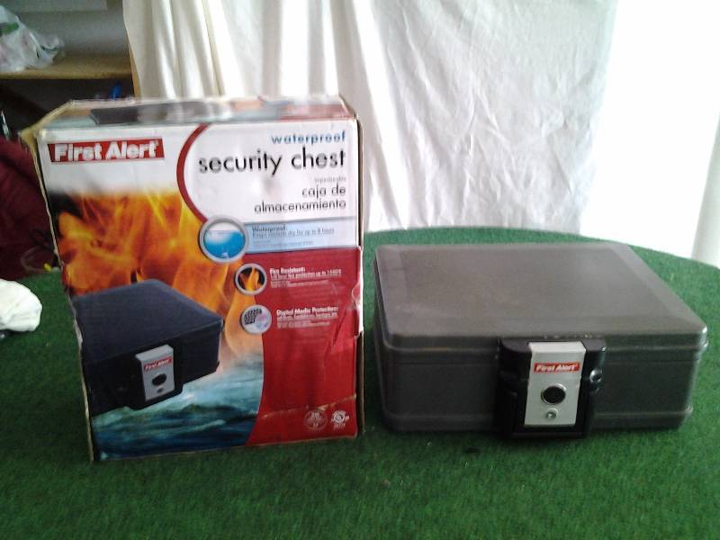 2-First Alert Security Chests (New With One Key)