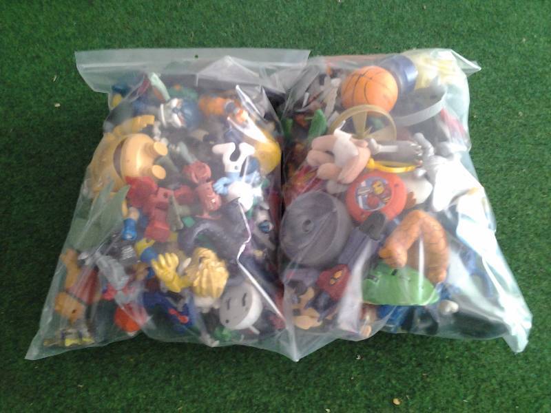 2 Jumbo Size Bags Of Action Figures & Toys