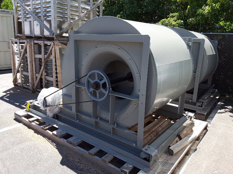 lot 1 image: Greenheck LSF-36-75 Filtered Louvered Roof Supply Unit