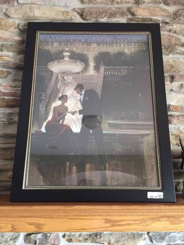 lot 82 image: Gorgeous Deck The Walls Custom Print - Retailed $150.00 Before Framing