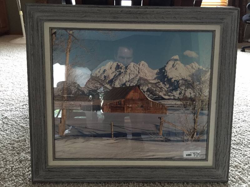 lot 109 image: Jackson Hole Barn Photograper Bruno Pelagalli