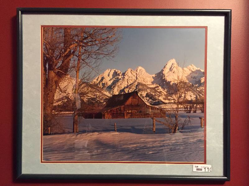 lot 110 image: Jackson Hole Barn Photograper Bruno Pelagalli #2