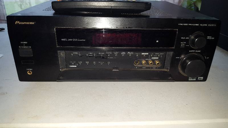 Pioneer AV receiver with Dolby Digital, DTS, and Dolby Pro Logic II