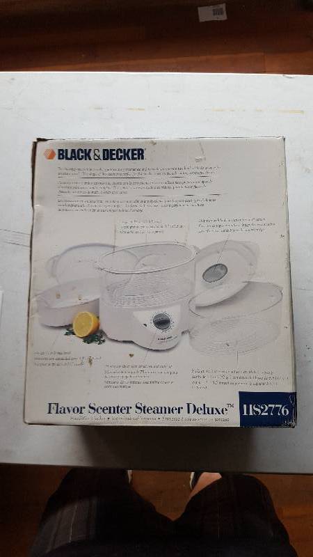 Black & Decker Flavor Scenter Steamer Deluxe HS2776 Food Cooker Rice  Vegetable