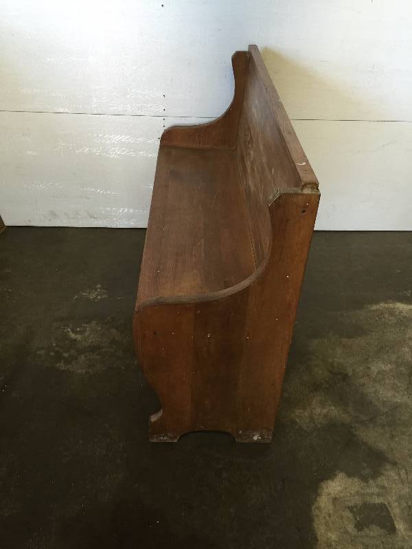 lot 58 image: 46 WOODEN BENCH