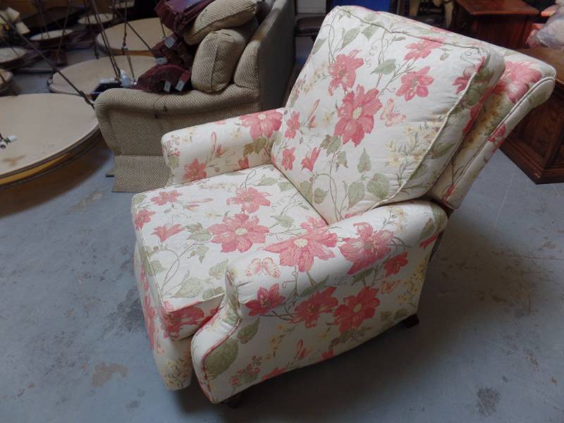 Floral Reclining Chair