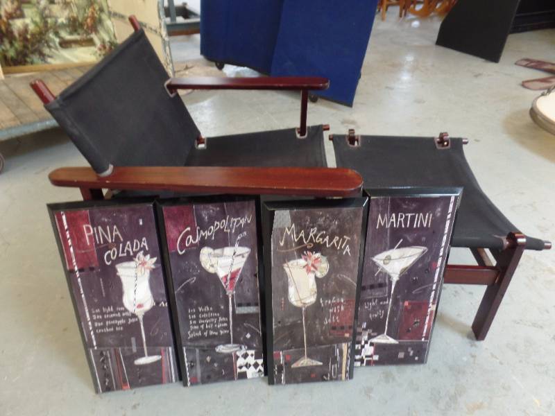 Chair, Ottoman, Cocktail Art