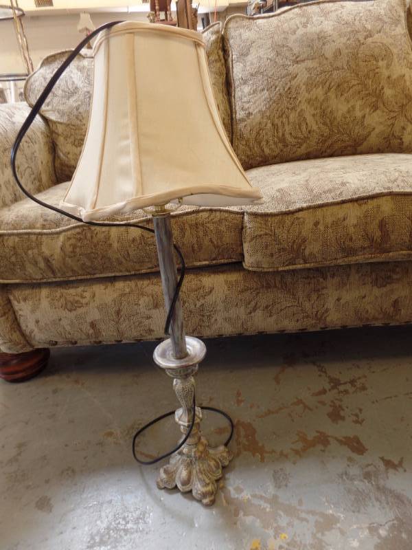 Sofa and Lamp