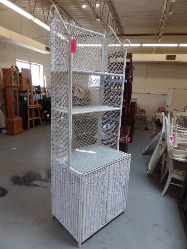 Wicker Etagere