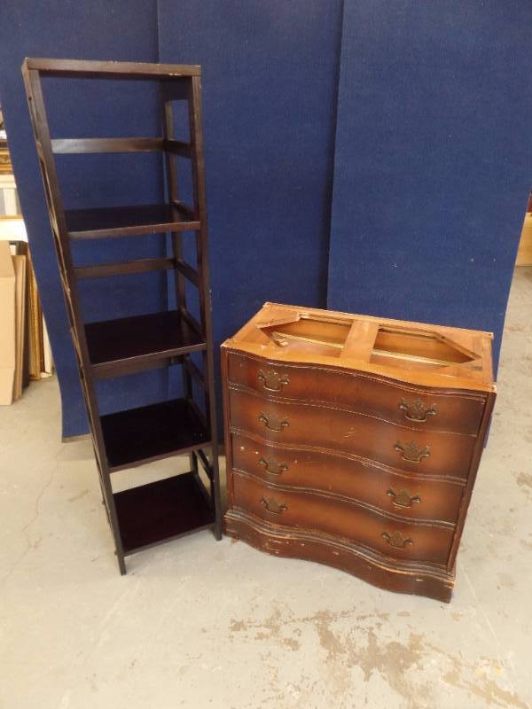 Vintage Chest and Shelf