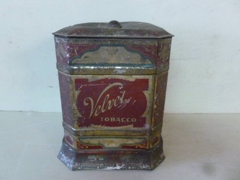 Antique Humidor Can