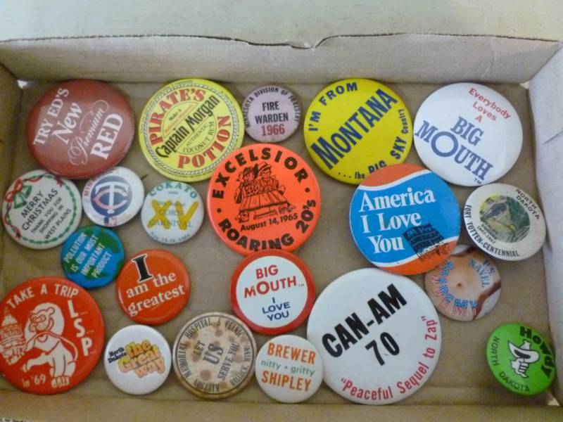 Pin Back Buttons