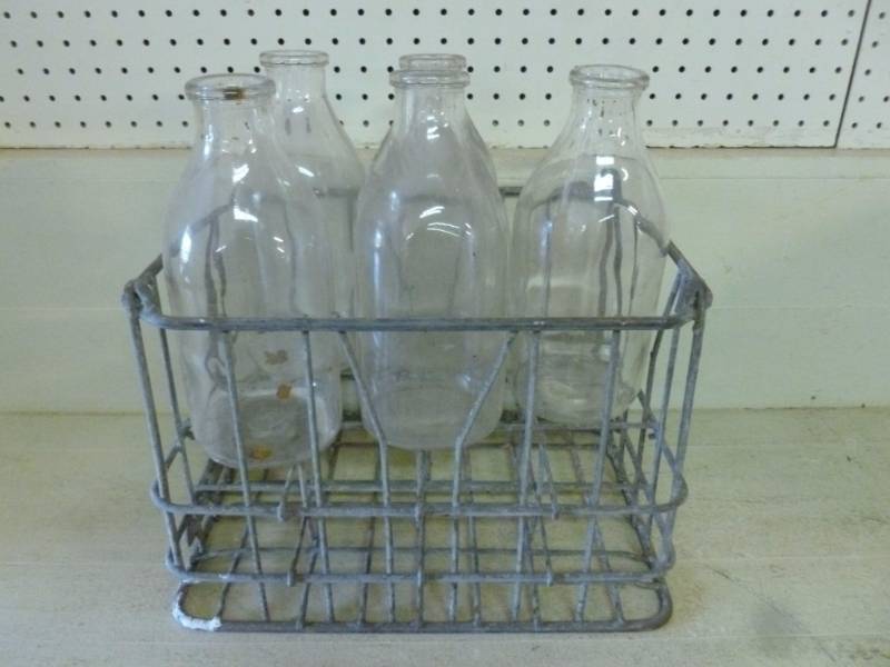 Vintage Milk Bottles