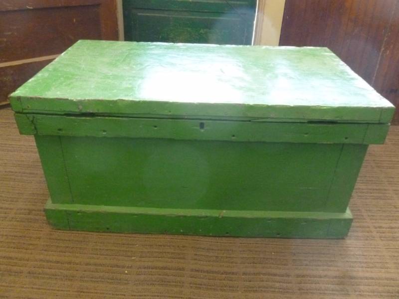 Vintage Wooden Tool Trunk