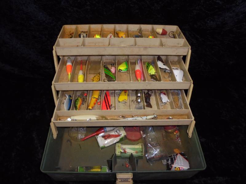 Plano Tackle Box with Content - Vintage Tackle