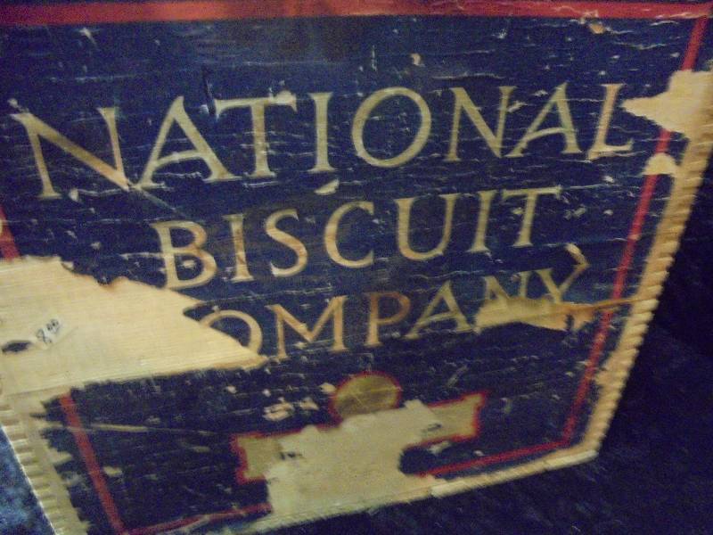 National Bisquit Company Crate with Magazines