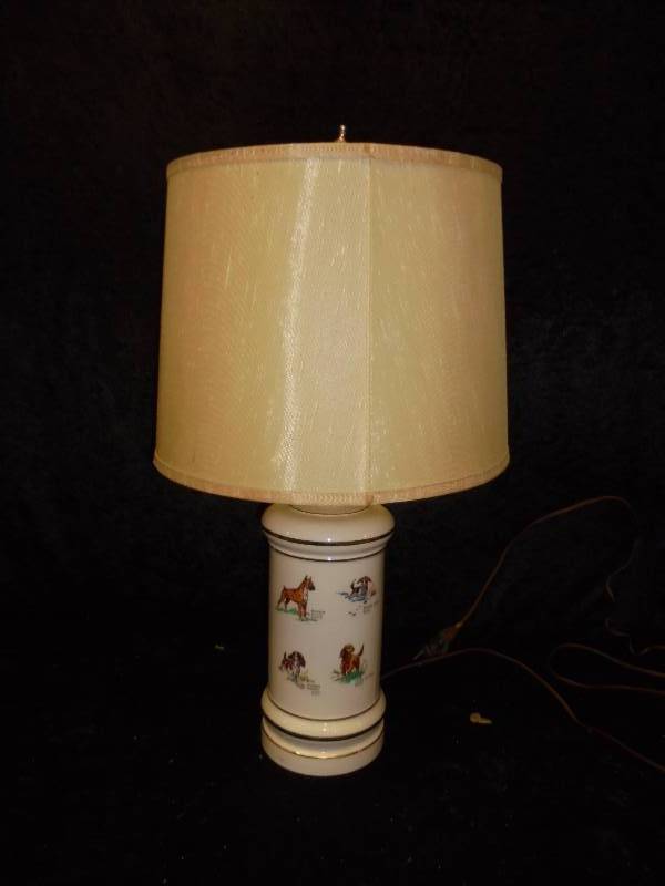 Dog Themed Lamp