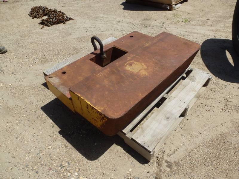 lot 91 image: Counter weight for tile plow