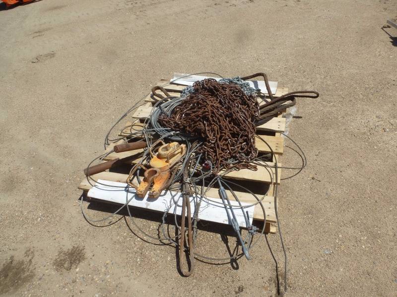 lot 98 image: Tractor Chains & Lift Cables
