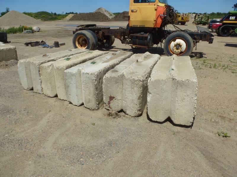 lot 144 image: Cement Barrier Blocks