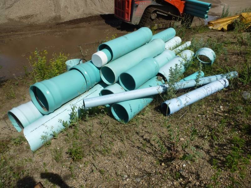 lot 155 image: Blue PVC Sewer Pipe #2