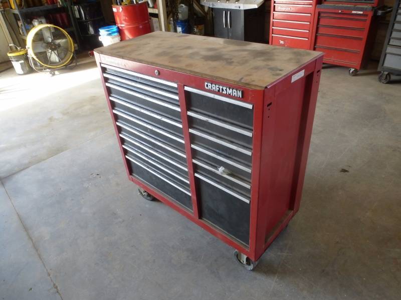 lot 178 image: Craftsmen Tool Chest 41 wide Red