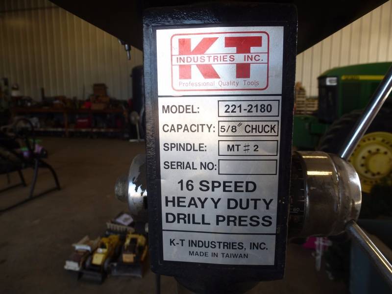 lot 184 image: KT Drill Press
