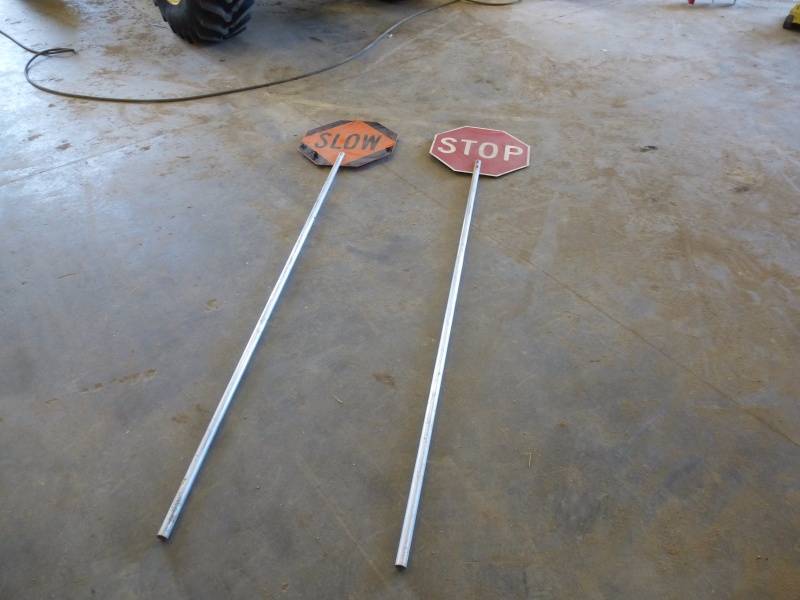 lot 205 image: Flagman StopSlow Signs