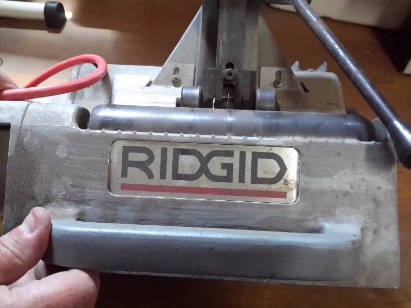 lot 24A image: RIDGID copper pipe cutter, deburr.. Works