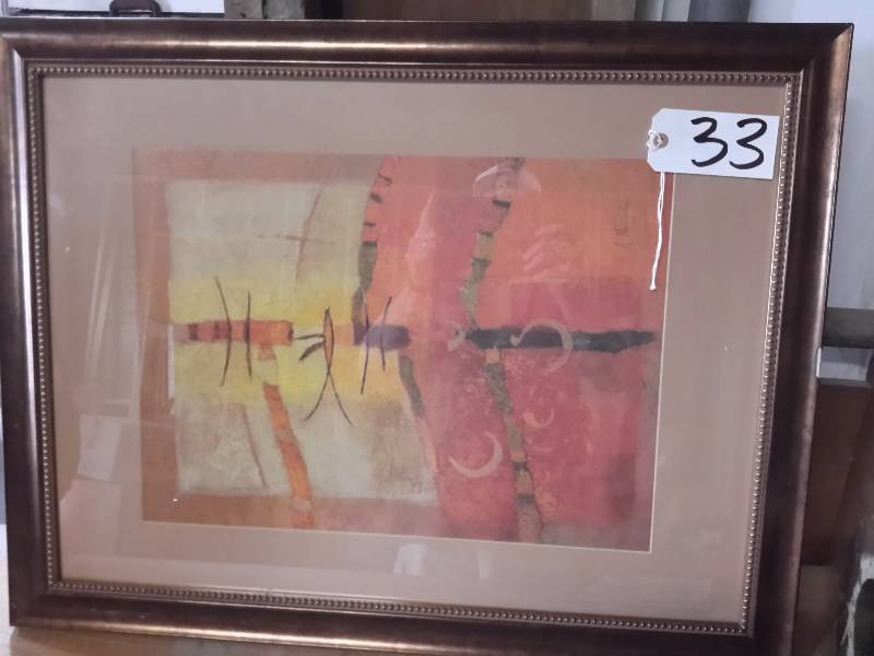 lot 33 image: Picture.. Not sure what it is.. See close-up of artist name..