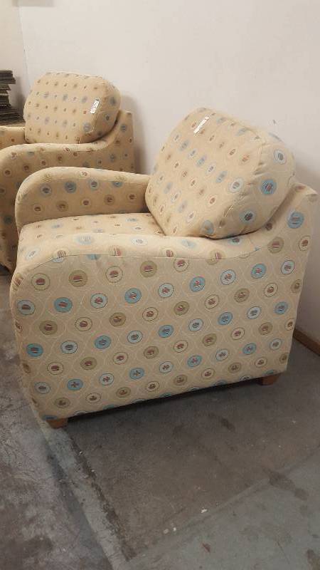 Pattern Fabric Arm Chair. Made by Flexsteel, Westside collection