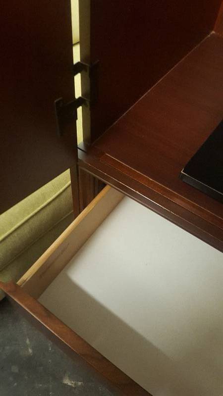 Thomasville 3 Drawer Armiore, Dark wood finish