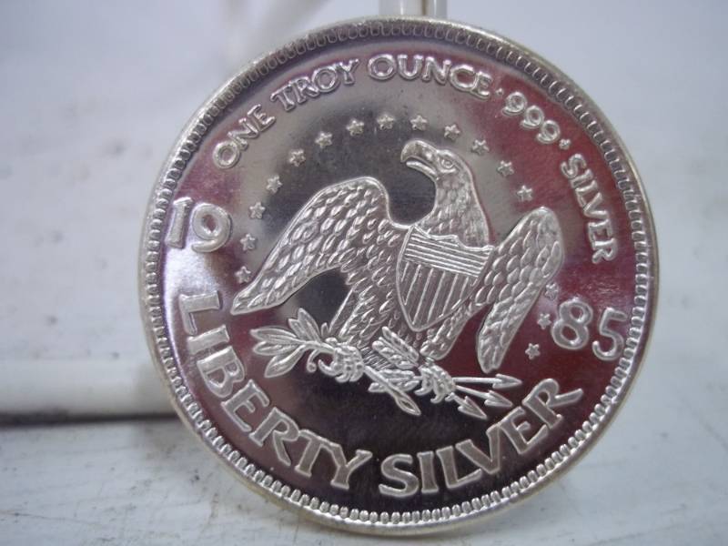 lot 55 image: One Troy Ounce .999 Fine Silver